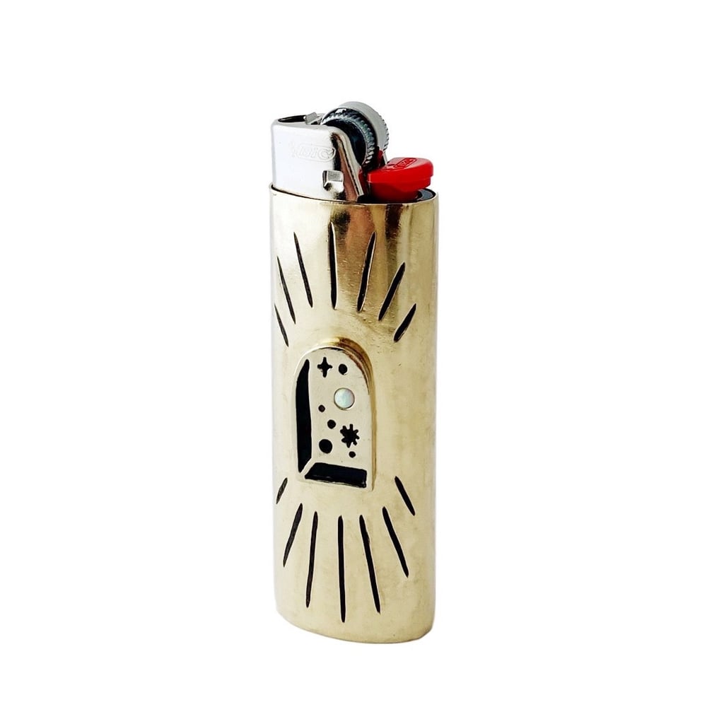 Big Bang Lighter Case with Opal | Therese Kuempel Jewelry